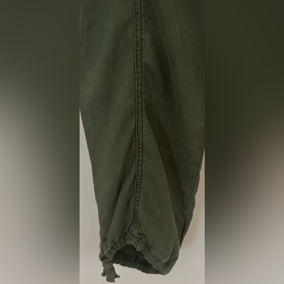 Anthropologie Green Cargo Harem Ankle Pants - Size 4 - Picture 7 of 9